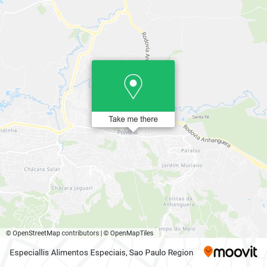 Especiallis Alimentos Especiais map