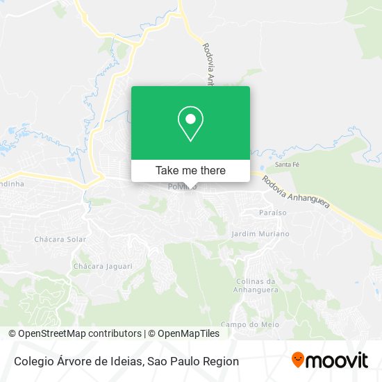 Mapa Colegio Árvore de Ideias