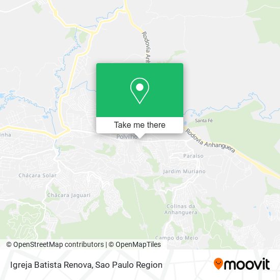 Mapa Igreja Batista Renova