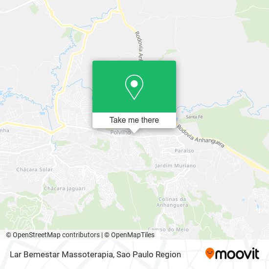 Lar Bemestar Massoterapia map