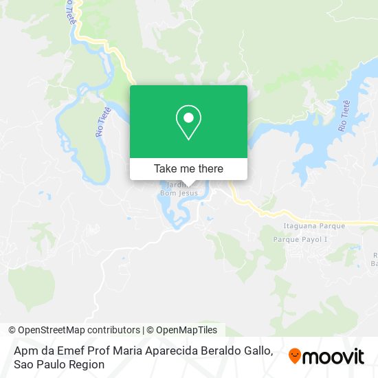 Apm da Emef Prof Maria Aparecida Beraldo Gallo map