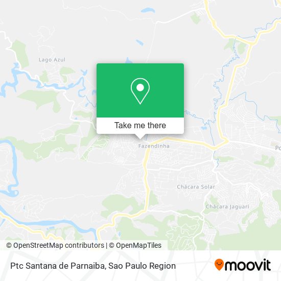 Ptc Santana de Parnaiba map