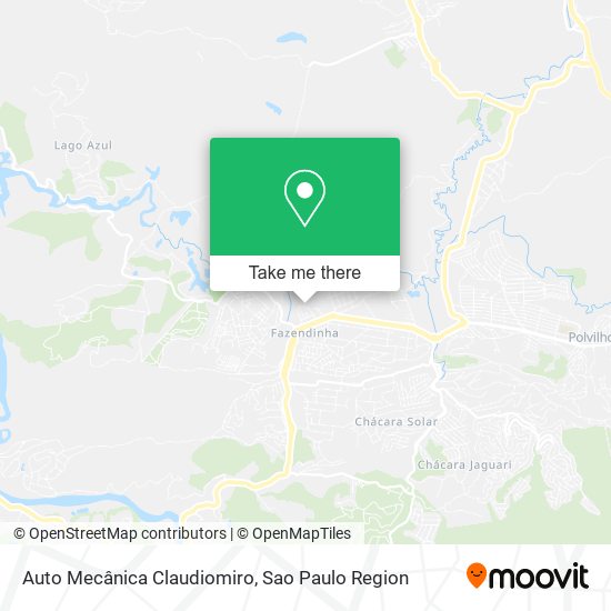 Auto Mecânica Claudiomiro map