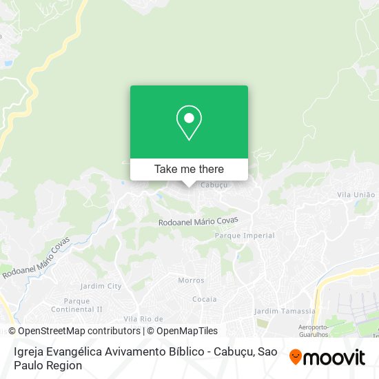 Igreja Evangélica Avivamento Bíblico - Cabuçu map