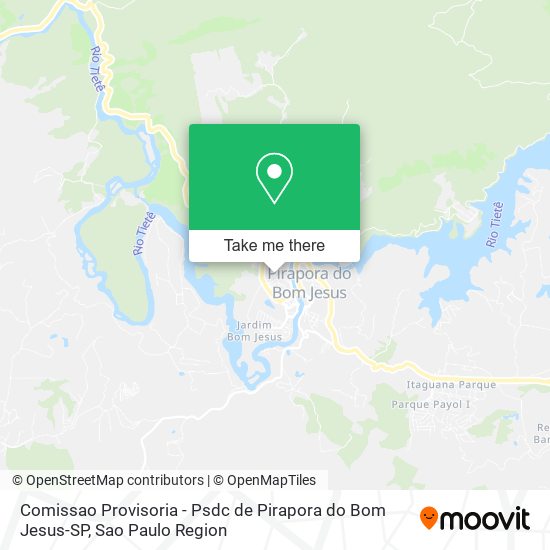 Mapa Comissao Provisoria - Psdc de Pirapora do Bom Jesus-SP