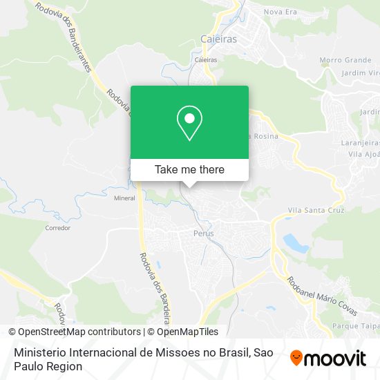 Ministerio Internacional de Missoes no Brasil map