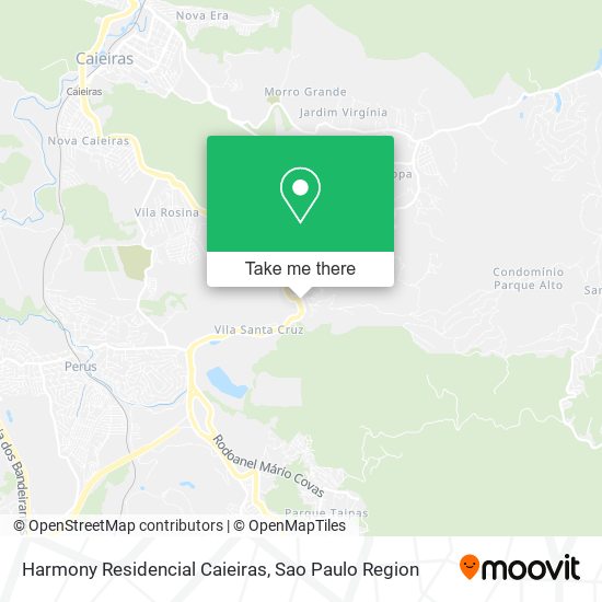Harmony Residencial Caieiras map