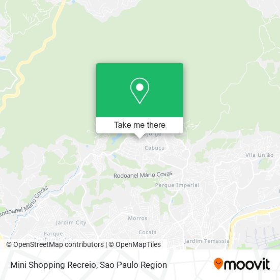 Mini Shopping Recreio map