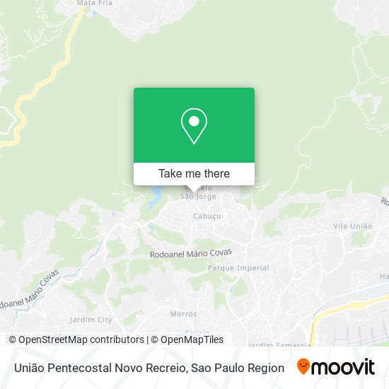 União Pentecostal Novo Recreio map