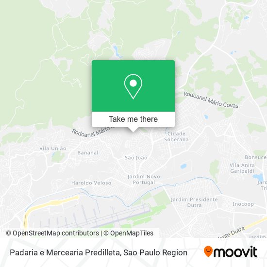 Padaria e Mercearia Predilleta map