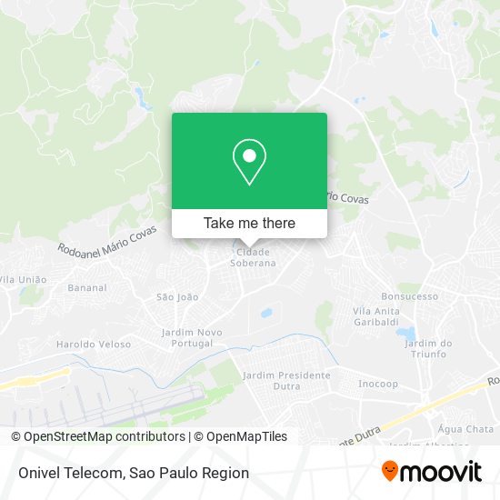 Mapa Onivel Telecom