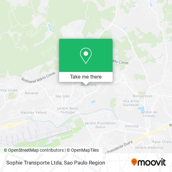 Mapa Sophie Transporte Ltda