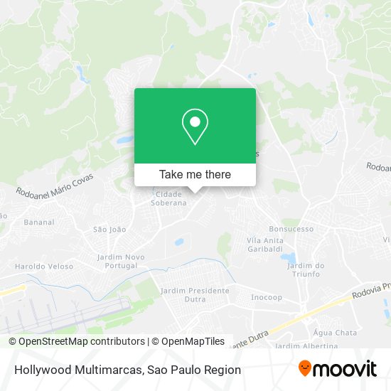 Hollywood Multimarcas map