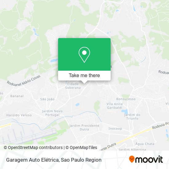 Mapa Garagem Auto Elétrica