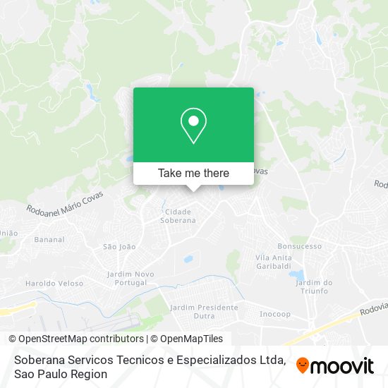 Soberana Servicos Tecnicos e Especializados Ltda map