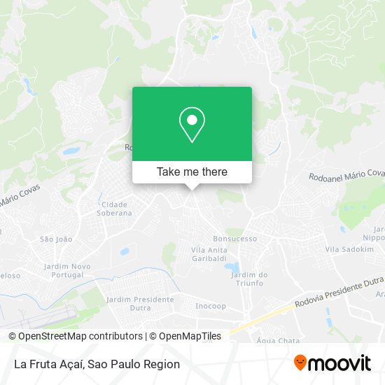 La Fruta Açaí map