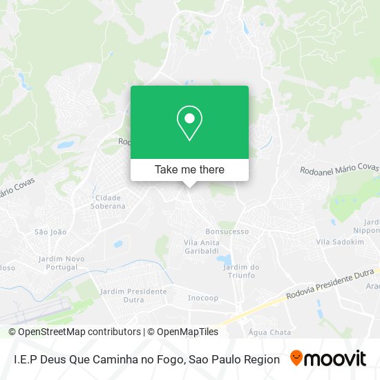 I.E.P Deus Que Caminha no Fogo map