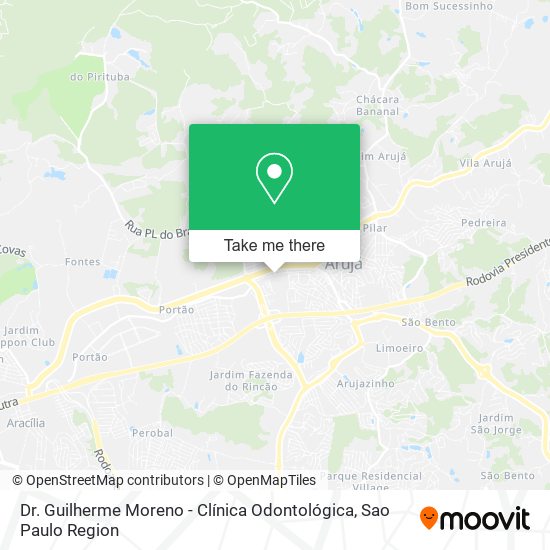 Dr. Guilherme Moreno - Clínica Odontológica map