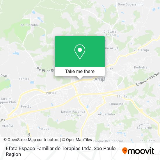 Efata Espaco Familiar de Terapias Ltda map