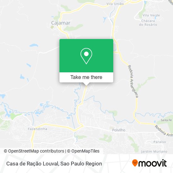 Casa de Ração Louval map