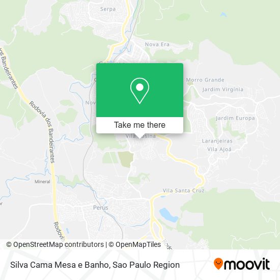 Silva Cama Mesa e Banho map