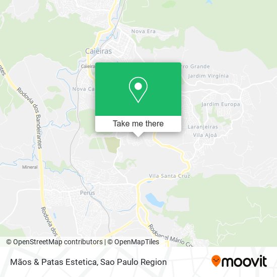 Mãos & Patas Estetica map