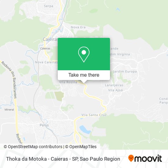 Thoka da Motoka - Caieras - SP map