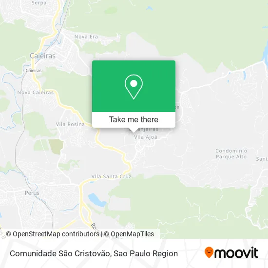 Comunidade São Cristovão map