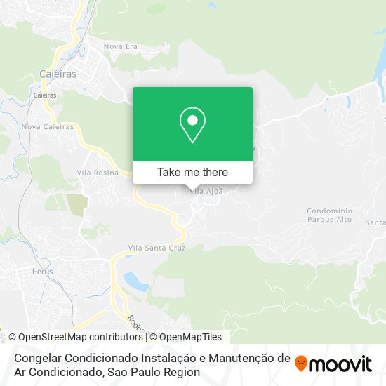 Mapa Congelar Condicionado Instalação e Manutenção de Ar Condicionado