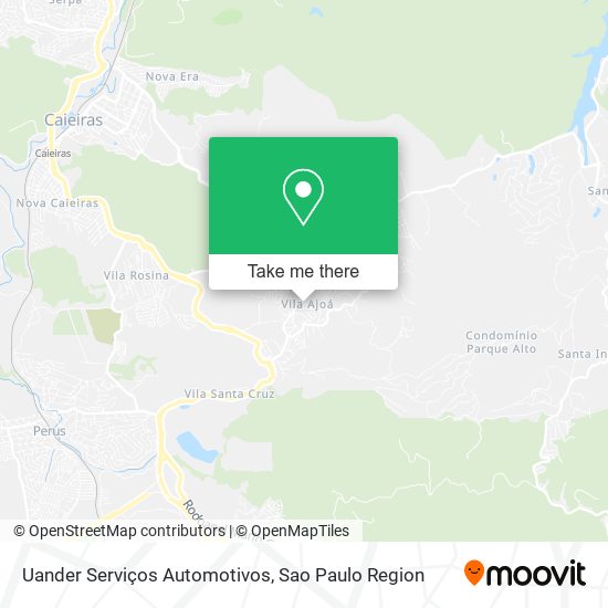 Mapa Uander Serviços Automotivos