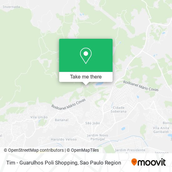 Tim - Guarulhos Poli Shopping map
