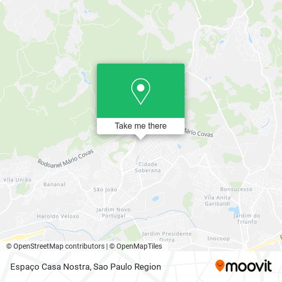 Espaço Casa Nostra map