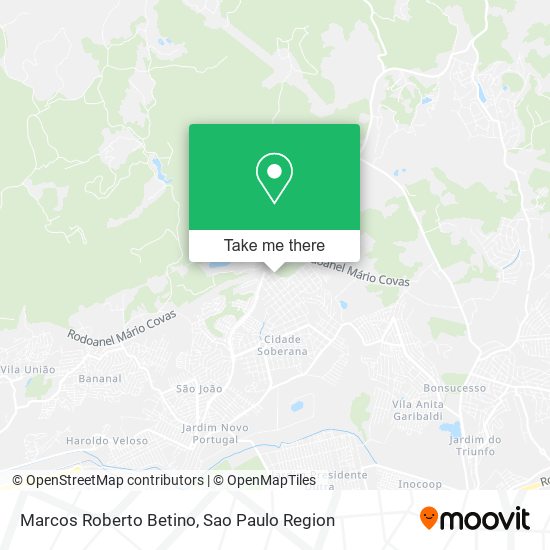 Marcos Roberto Betino map