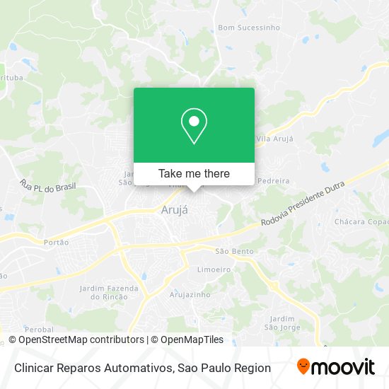 Mapa Clinicar Reparos Automativos