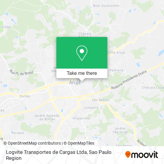 Logvite Transportes de Cargas Ltda map