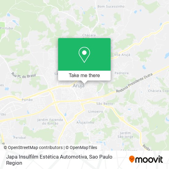 Japa Insulfilm Estética Automotiva map