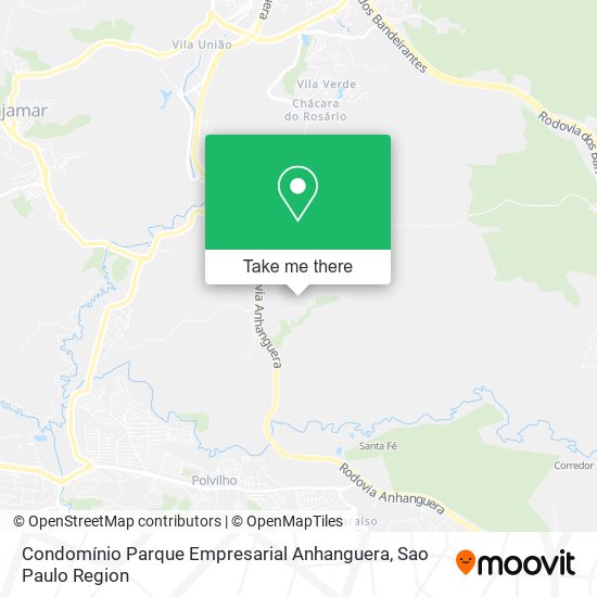 Condomínio Parque Empresarial Anhanguera map