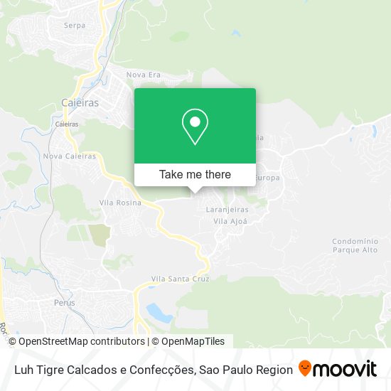 Luh Tigre Calcados e Confecções map