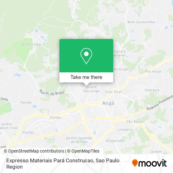 Expresso Materiais Pará Construcao map