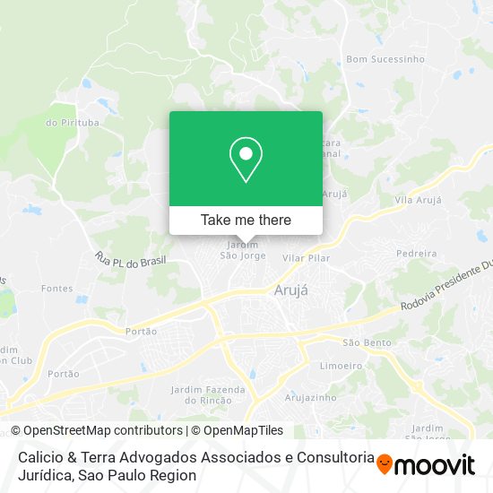 Calicio & Terra Advogados Associados e Consultoria Jurídica map