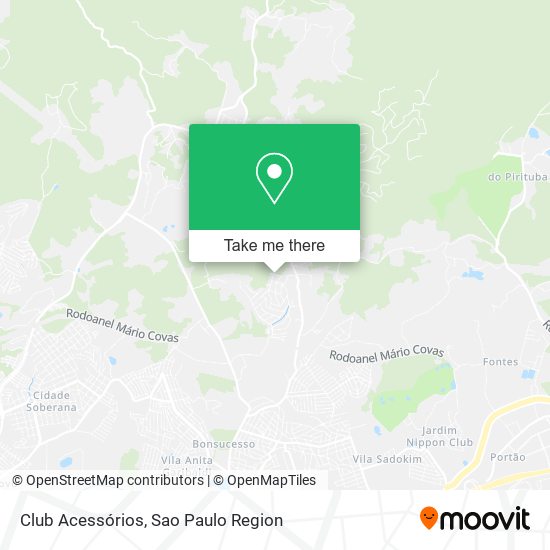 Mapa Club Acessórios