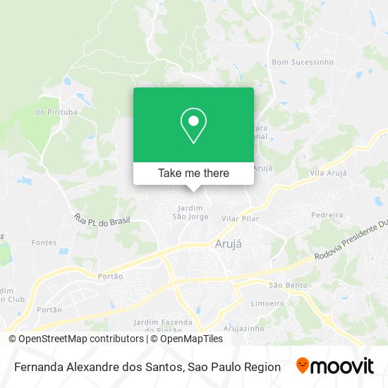 Fernanda Alexandre dos Santos map