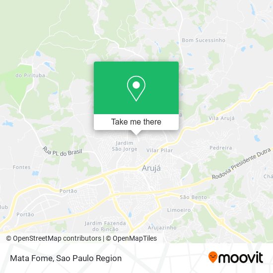 Mata Fome map