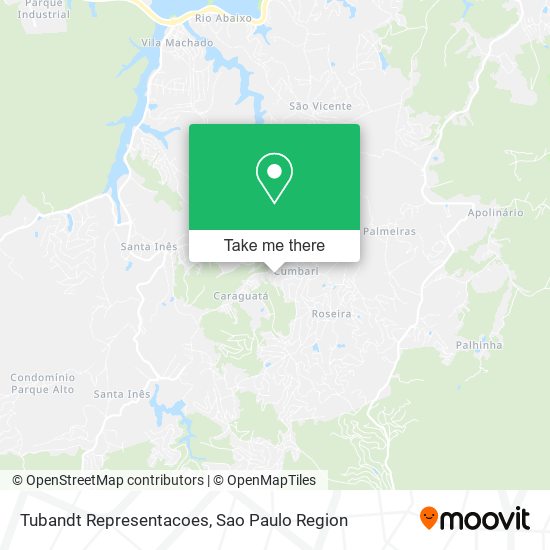 Tubandt Representacoes map