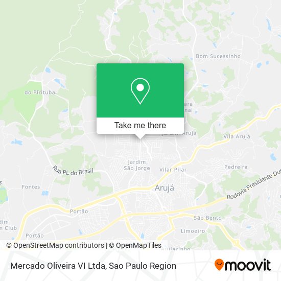 Mapa Mercado Oliveira VI Ltda