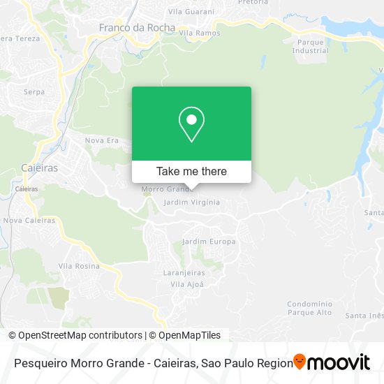 Pesqueiro Morro Grande - Caieiras map