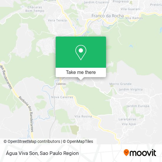 Água Viva Son map