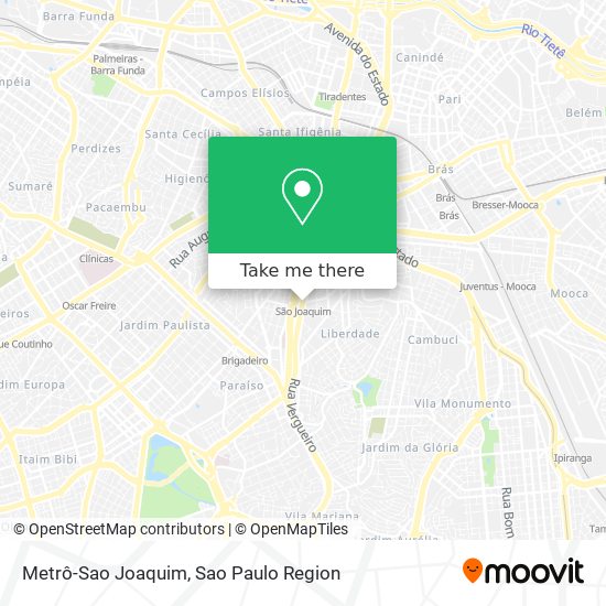 Metrô-Sao Joaquim map