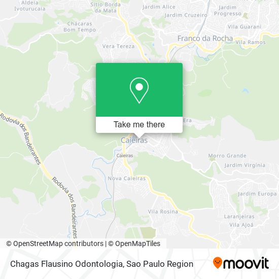 Chagas Flausino Odontologia map