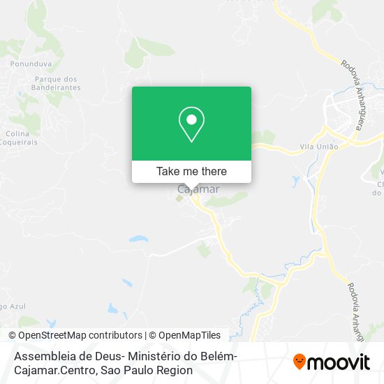 Assembleia de Deus- Ministério do Belém- Cajamar.Centro map